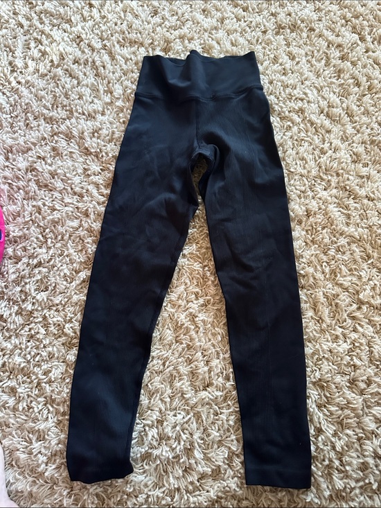 Athleta Other - Athleta Black Kids Ribbed High-Waist Leggings